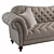 Elegant Vanna Brussel Tufted Sofa 3D model small image 2