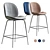 Stylish Gubi Beetle Counter Chair 3D model small image 2