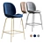 Stylish Gubi Beetle Counter Chair 3D model small image 3