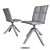 Modern NAOS STARWOOD Chair 3D model small image 4