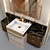 Elegant Bathroom Furniture Set 3D model small image 2