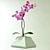Elegant Orchid in Stylish Pot 3D model small image 1