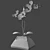 Elegant Orchid in Stylish Pot 3D model small image 14