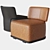 Amoenus Soft Armchair: Luxurious Comfort 3D model small image 2
