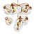 Elegant 10-Light Spotlight Chandelier 3D model small image 1