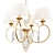 Elegant Casilda Chandelier in Sterling Gold 3D model small image 1