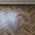 French Oak Chevron Parquet 3D model small image 3