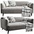 Modern Modular Boconcept Modena Sofa 3D model small image 6