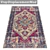 Luxury Texture Carpets Set 3D model small image 3