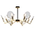 Elegant Toplight Roxana Chandelier 3D model small image 1