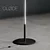 Sleek Aluminum LED Floor Lamp 3D model small image 5