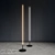 Sleek Aluminum LED Floor Lamp 3D model small image 7