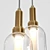 Golden Sub Pendant Lamp | Designer Collection 3D model small image 2