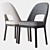 Ergonomic Judit Chair: Flexform 3D model small image 1