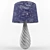 Sleek Steel Table Lamp 3D model small image 1