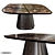 Giorgetti Disegual Table: Innovative Contemporary Design 3D model small image 1