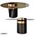 Modern Glass Coffee Table - Gallotti & Radice HAUMEA T 3D model small image 2