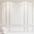 Elegant Plaster Molding: Pantone 11-4201 3D model small image 1