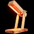 Wooden Desk Lamp 3D model small image 1
