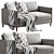 Contemporary Indivi Sofa - Modern Design, High Quality 3D model small image 2