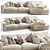 Vittoria Charlie: Stylish and Spacious Sofa 3D model small image 1