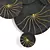 Elegant Black&Gold Metal Wall Decor 3D model small image 2