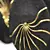 Elegant Black&Gold Metal Wall Decor 3D model small image 3