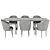 Modern Dining Set: Nuka Chair & Monogram Table 3D model small image 3