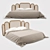 Elegant Rattan Bed - MB4 3D model small image 2