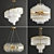 Luxury Glass Suspension Collection 3D model small image 1