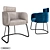 Elegant Ditre Italia Claire Chair 3D model small image 2