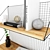 Stylish Decor Bookshelves 3D model small image 3