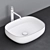 Elegant VALLONE PEYTO II Washbasin 3D model small image 4