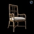 Tropical Seaview Armchair: Stylish and Comfortable 3D model small image 7