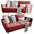 Contemporary Boconcept Osaka Sofa 3D model small image 1