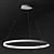 Sleek Halo Pendant Lamp 3D model small image 1