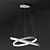 ULIGHT Halo-In Pendant Lamp - White 3D model small image 1