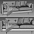 Modern Anton Sofa: Stylish Comfort for Your Home 3D model small image 4