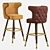  Rustic Lodge Bar Chair 3D model small image 1