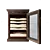 Elegance Wine/Cigar Cabinet 3D model small image 2