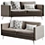 Boconcept Osaka 3 - Modern Style Sofa 3D model small image 2