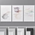 Modern Abstract Frame Set 3D model small image 1