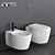 Formosa 2.0 Wall-Hung WC & Bidet 3D model small image 1