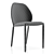 Sleek Leather DUMBO Chair 3D model small image 5