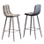 Elegant Lecco Barstool 3D model small image 2