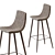 Lecco Barstool: Stylish and Compact Seating 3D model small image 4