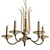 Elegant French Glass Chandelier 3D model small image 1