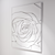 Rose Chrome Decor Panel | Elegant Wall Art 3D model small image 2