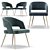 Elegant Thalis Chair 3D model small image 1