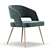 Elegant Thalis Chair 3D model small image 2